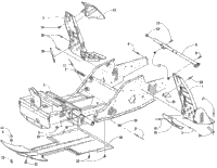 Front Frame And Footrest Assembly