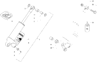 Rear Suspension Rear Arm Shock Absorber