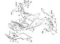 Front Frame And Footrest Assembly