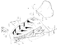 Hood And Windshield Assembly