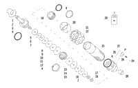 Rear Suspension Front Arm Shock Absorber
