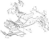 Front Frame And Footrest Assembly