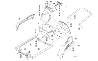 Rear Bumper, Rack Rail, Snowflap, And Taillight Assembly