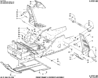 Front Frame And Footrest Assembly