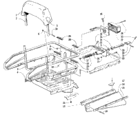 Rack, Backrest, Taillight, And Hitch Assemblies