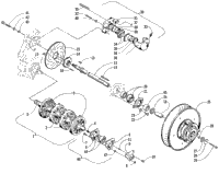 Drive Train Shafts And Brake Assemblies