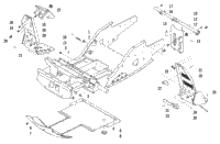 Front Frame And Footrest Assembly