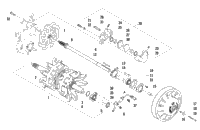 Drive Train Shaft And Brake Assemblies