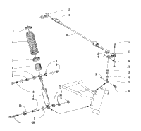 Shock Absorber And Sway Bar Assembly