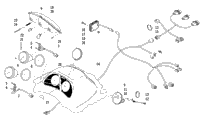 Headlight, Instruments, And Wiring Assemblies