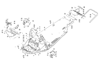 Chassis, Rear Bumper, And Snowflap Assembly