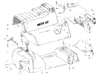Gas Tank, Seat, Taillight Assembly