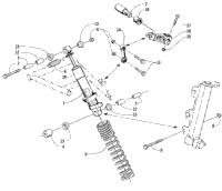Shock Absorber And Sway Bar Assembly