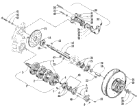 Drive Train Shafts And Brake Assemblies