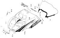 Hood And Windshield Assembly