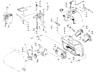 Air Silencer, Battery, And Oil Tank Assemblies
