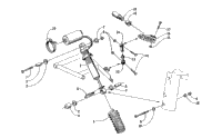 Shock Absorber And Sway Bar Assembly