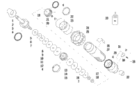 Rear Suspension Front Arm Shock Absorber
