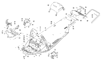 Chassis, Rear Bumper, And Snowflap Assembly