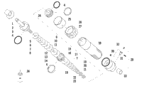 Rear Suspension Front Arm Shock Absorber
