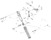 Shock Absorber And Sway Bar Assembly