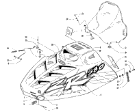 Hood And Windshield Assembly
