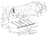 Tunnel, Gas Tank And Seat