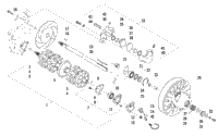 Drive Train Shafts And Brake Assemblies