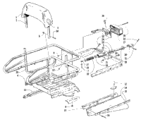Rack, Backrest, Taillight, And Hitch Assemblies