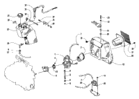 Carburetor, Fuel Pump, Oil Tank, And Air Silencer