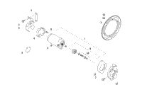 Electric Start - Starter Motor Assembly