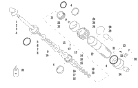 Rear Suspension Front Arm Shock Absorber