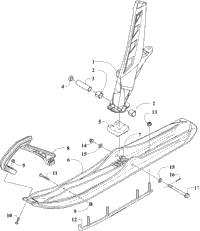 Ski And Spindle Assembly