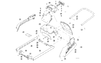 Rear Bumper, Rack Rail, Snowflap, And Taillight Assembly