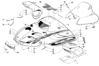 Hood And Windshield Assembly