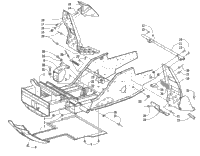 Front Frame And Footrest Assembly