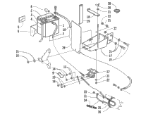 Battery, Solenoid, And Cables