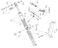 Shock Absorber And Sway Bar Assembly