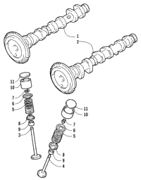 Cam Shaft/Valve Assembly