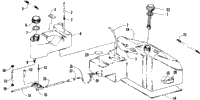 Gas And Oil Tank Assembly