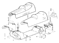 Gas Tank, Seat And Taillight Assembly