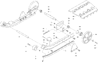 Slide Rail, Idler Wheels, And Track Assembly