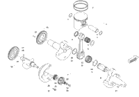 Crankshaft, Piston And Counter Balancer Assemblies