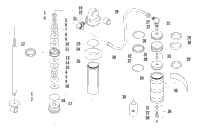 Rear Suspension Front Arm Shock Absorber
