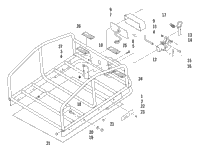 Rack, Hitch, And Taillight Assemblies