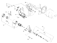 Electric Start - Starter Motor Assembly