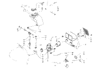 Oil Tank, Carburetor, Fuel Pump, And Silencer