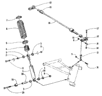 Shock Absorber And Sway Bar Assembly