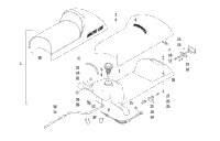 Gas Tank, Seat, And Taillight Assembly