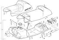 Gas Tank, Seat, And Taillight Assembly